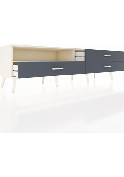 Hyperion Tv Ünitesi Tek Raflı 3 Çekmeceli 176x44x51 Aytaşı-aytaşı/antrasit Aytası/antrasıt Hyperion Tv Ünitesi Tek Raflı 3 Çekmeceli 176x44x51 Aytaşı-aytaşı/antrasit Aytası/antrasıt
