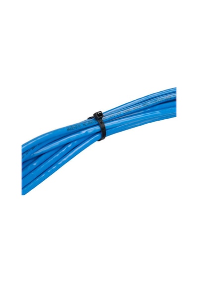 Pemsan - 1000 Adet -10cm X 2,5mm Plastik Cırt Kelepçe- Siyah