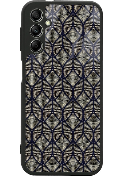 Samsung Uyumlu A14 Yaprak Motif Tasarımlı Glossy Telefon Kılıfı Çok Renkli