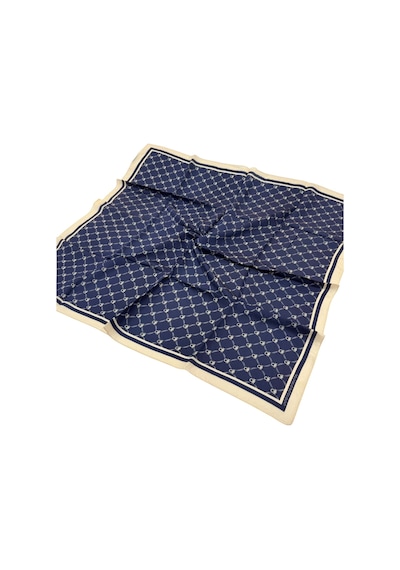 Benetton Desenli Siena Eşarp - 1040 - Lacivert