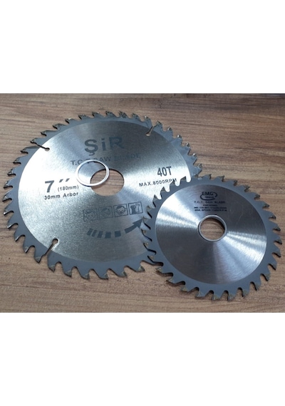 180 MM ve 115 MM Ahşap Sunta Kesme Diski Elmaslı Turbo Kesici