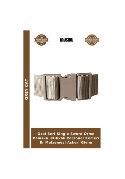 Grey Cat Özel Seri Single Sword Örme Palaska İstihkak Personel Kemeri Er Malzemesi Askeri Giyim Çok Renkli