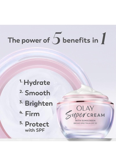 Olay Mini Super Cream Spf30 Güneş Koruyucu Nemlendirici Yüz Kremi 14gr