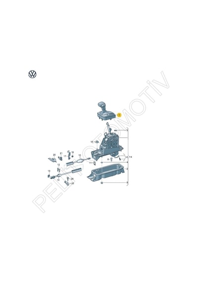 Passat Cc Otomatik Vites Topuzu Ve Körüğü 3c1713203 2009-2012