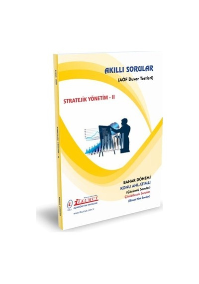 İlkumut Yayınları - Stratejik Yönetim - 2 - Konu Anlatımlı - Çözümlü Sorular
