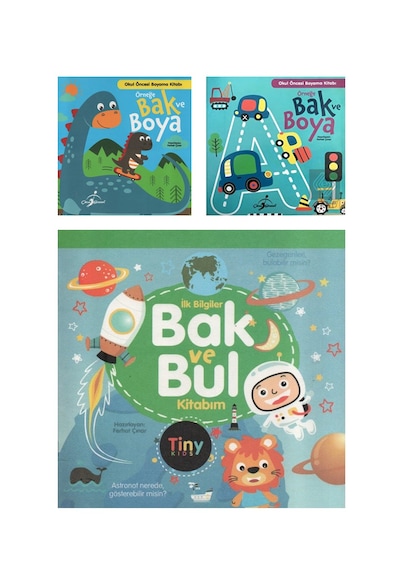 Örneğe Bak Ve Boya-ilk Bilgiler Bak Ve Bul 3 Kitap