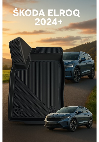 Skoda Elroq 2024+ Uyumlu 3d Oto Paspas Premium