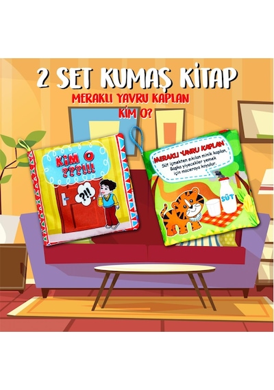 2 Kitap Tox Kim O Ve Meraklı Kaplan Yarusu Kumaş Sessiz Kitap T09