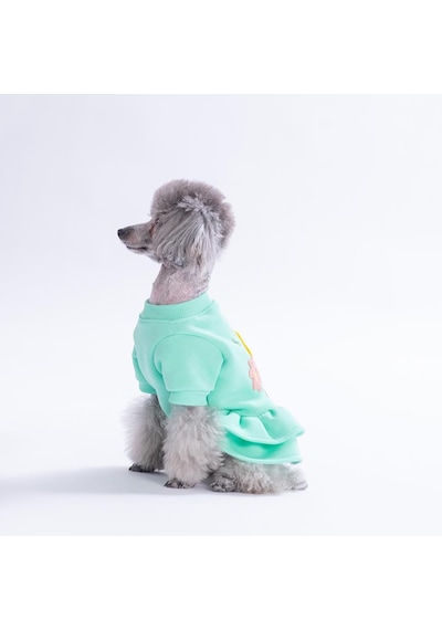 Mint Arosa Nivalis Çiçek Nakışlı Kedi Köpek Elbisesi Köpek Kıyafeti Kedi Kıyafeti