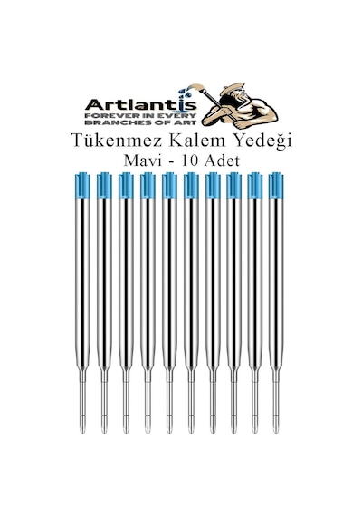 Mavi Tükenmez Kalem Yedeği 10 Adet