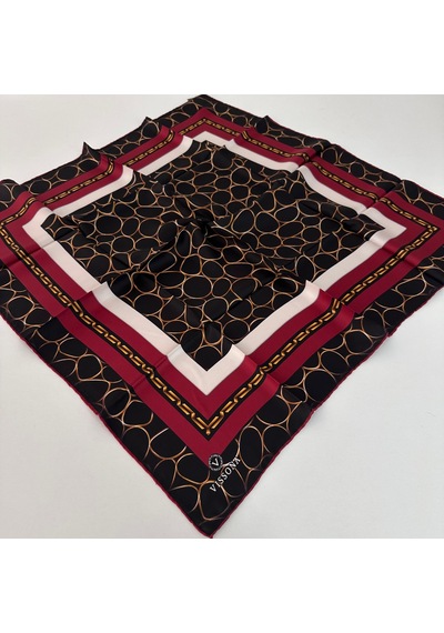 Vissona Twill İpek Eşarp Ipk1603-10738 Çok Renkli