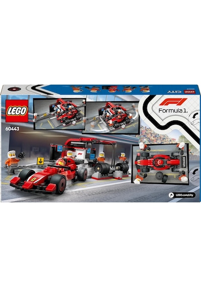LEGO® City Ferrari Arabalı F1® Pit Stop ve Pit Ekibi 60443 - 6 Yaş ve Üzeri Çocuklar için Yarış Arabası İçeren Oyuncak Yapım Seti (322P) LEGO® City Ferrari Arabalı F1® Pit Stop ve Pit Ekibi 60443 - 6 Yaş ve Üzeri Çocuklar için Yarış Arabası İçeren Oyuncak Yapım Seti (322P)