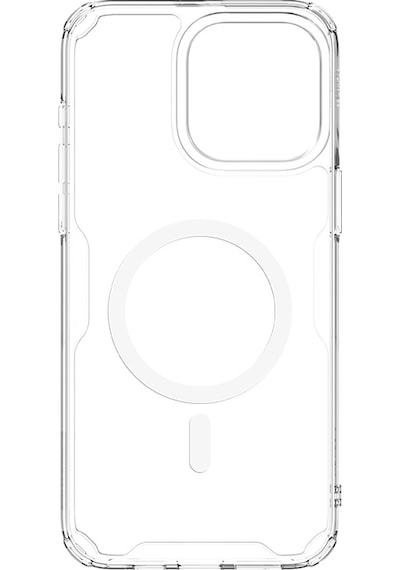 Nillkin Apple Uyumlu iPhone 15 Pro Max Magsafe Özellikli Nature Tpu Pro Kapak Şeffaf