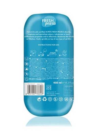 Fresh Pearls Okyanus Kokulu Kedi Kumu Deodorantı 450 Ml