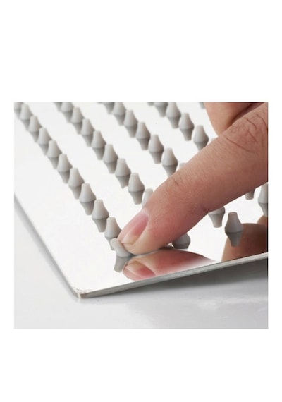Ahlez Paslanmaz 304 Kalite Ankastre Slim Tepe Duş Başlığı 25x25cm Krom