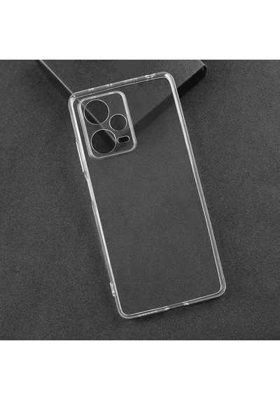 Xiaomi Uyumlu Poco X5 Pro Kılıf Zore Şeffaf Süper Silikon Kapak