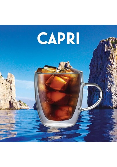 Capri Çift Duvarlı Cam Bardak 350ml 2'li Set
