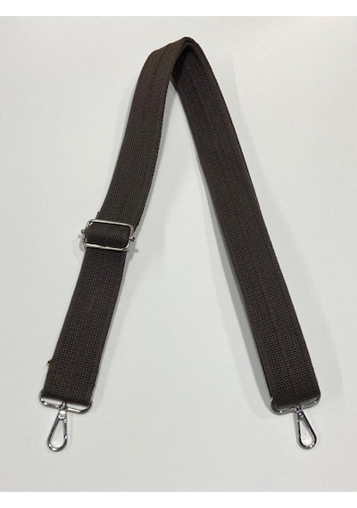 Karantuhafiye Postacı Çanta Sapı / Palaska Çanta Sapı / Sert Kolon Çanta Sapı / 4 Cm Kahverengi Kahverengi
