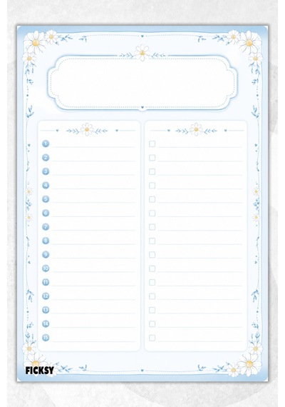 Yapılacaklar Listesi - A5 - 50 Sayfa - To Do List - Checklist - Kontrol Listesi - Planlayıcı - 4003 Çok Renkli
