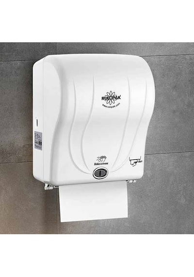 Rulopak Sensörlü Havlu Makinesi 21 Cm R-1301 Beyaz