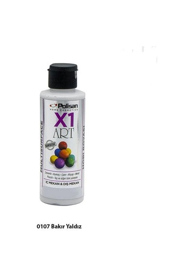 Polisan X1 Art Multisurface Hobi Boyası Yaldız Bakır 120 Ml.
