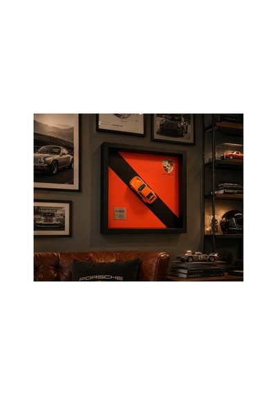 35 35cm 3d Çerçeveli Diecast Model Araba -shadowbox, 5 Cm Derin Çerçeveli, Ofis Dekorasyon 47375924