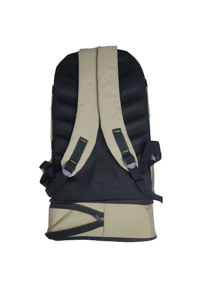 60 Litre Bej Krem Körüklü Dağcı Seyahat Kamp Outdoor Sırt Çantası Bej