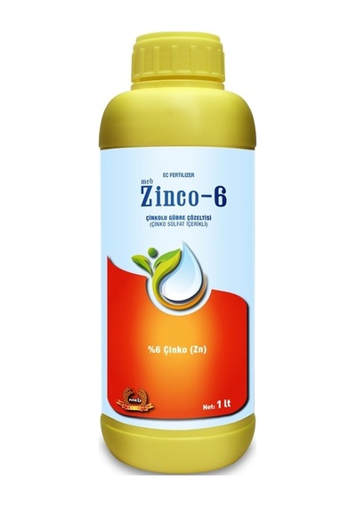Meb Zinco-6 Çinkolu Sıvı Yaprak Gübresi 1 Litre