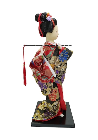 Japon Kimonolu Geyşa Bebek Kabuki Biblo 30 Cm No.19 Anime