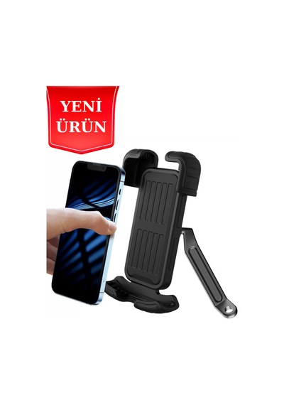 Motorsiklet Telefon Tutucu 360 Döner, Sabitleyici & Kaymaz Aparat & Universal & Ayna Aparatlı