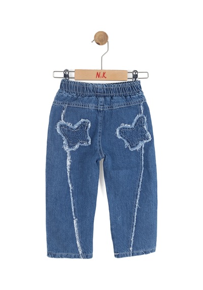 Xo Kids Kız Çocuk Pantolon 9-36 Ay 59702 Mavi