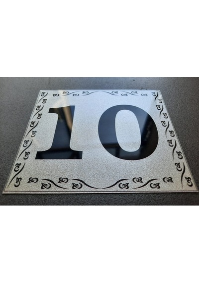 Kapı Numarası 10x12 Cm Kendinden Yapışkanlı No:10
