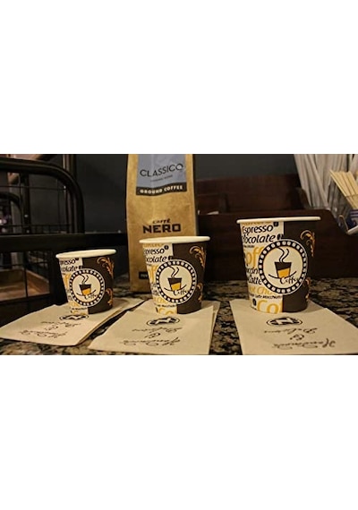 Aygün Excodi Cup - Cup 4 Oz Kullan At Bardak - 100 Ml - 300 Adet Kaliteli Bardak - Türk Kahvesi, Espresso, Sızdı Diğer