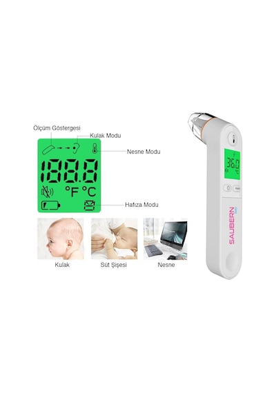 Saubern Baby BNT9601 Dijital Kulaktan Ateş Ölçer