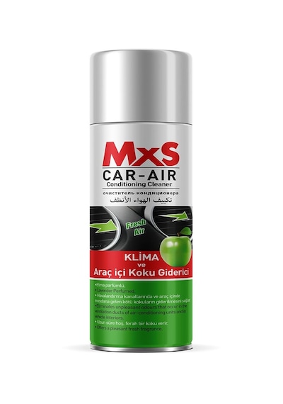 Mxs Araç Klima Temizleme Sprey Fresh 200Ml Bomba-Koku Seçenekli Klima Temizleyici Limon 200Ml