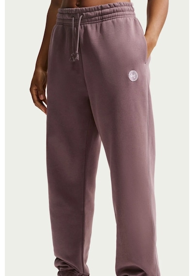 Nike Sportswear Phoenix Fleece Oversize Fit Hibrid Mid Rise Jogger Kadın Eşofman Altı Mor