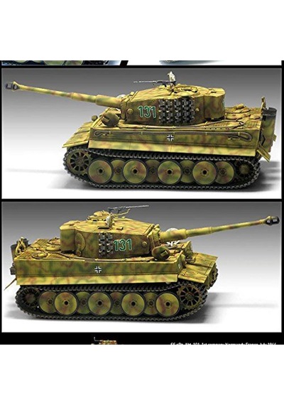 Academy 13287 1/35 Ölçek, Tiger-ı Mid. 70.yıl Normandiya Çıkartması Tankı, Plastik Model Kiti-49151