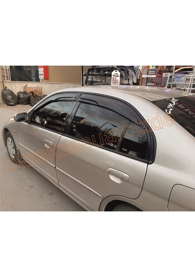 Honda Civic Mügen Cam Rüzgarlığı 2001-2006 Arası 4 Lü Ithal N11.35220