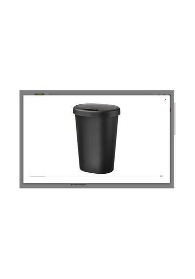 Hölass Çöp Kutusu, Siyah, 8 Lt Siyah - 576315054 Siyah