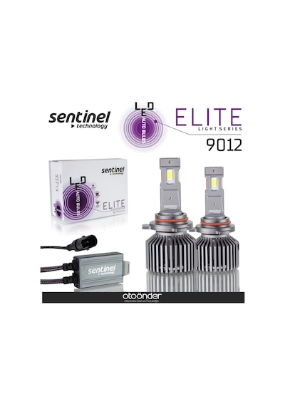 Sentinel Elite 9012-hır2 Led Xenon Ampülü 65w 12v 12000 Lumen 6500 Kelvin Beyaz Işık