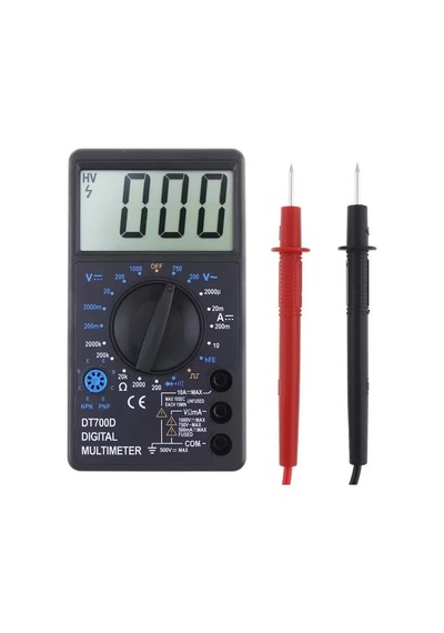 Hubrendy Sh Powermaster Dt700d Jumbo Display Dijital Multimetre Ölçü Aleti