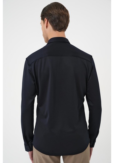 Efor G 1583 Slim Fit Lacivert Klasik Gömlek Lacivert Efor G 1583 Slim Fit Lacivert Klasik Gömlek Lacivert