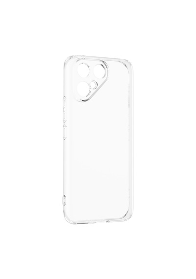 Tecno Pova Curve 2 Kılıf Darbe Emici Korumalı Pürüzsüz Esnek Şeffaf Silikon