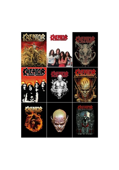 Metal Müzik Grupları - Kreator Çoklu Sticker Seti Diğer
