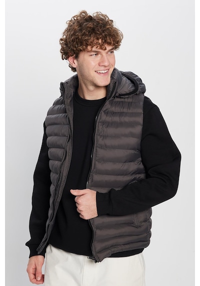 Tudors Erkek Slim Fit Dar Kesim Astarlı Rüzgar Geçirmez Cepli Antrasit Çıkarılabilir Kapüşonlu Şişme Yelek-32085 Antrasit Tudors Erkek Slim Fit Dar Kesim Astarlı Rüzgar Geçirmez Cepli Antrasit Çıkarılabilir Kapüşonlu Şişme Yelek-32085 Antrasit
