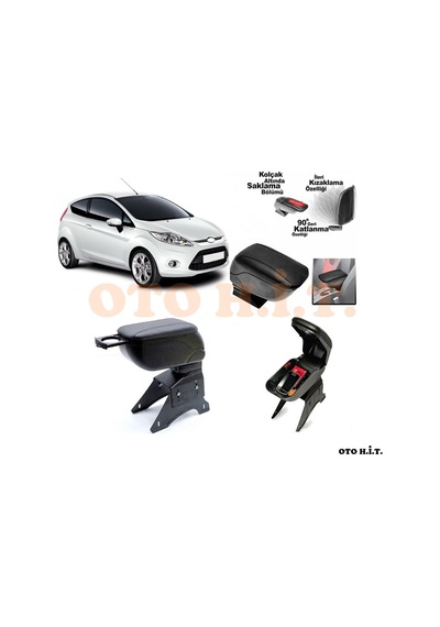 Ford Fiesta 2008 Üzeri Uyumlu Kol Dayama Ve Kolçak Sürgülü
