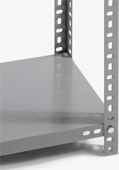 Çelikrafburada 4 Katlı 3 Lü Bitişik Çelik Galvaniz Arşiv Rafı Depo Rafı Kiler Rafı 59x93x200 Dx51 Kalite Gümüş