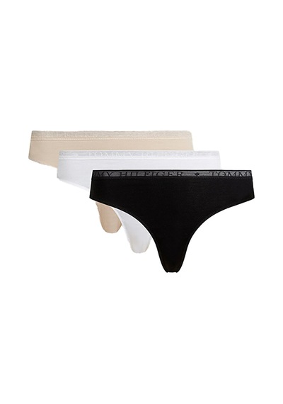 Tommy Hilfiger Tommy Hılfıger Kadın 3 Lü Tanga Uw0uw04890-0xy Uw0uw04890-0xy Çok Renkli Çok Renkli