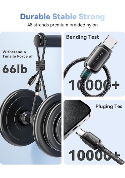 Usb C'den Usb C'ye Şarj Kablosu 100w, Manyetik Spiral Kablo, Pd Hızlı Şarj Protokolleriyle Uyumlu, Usb2.0 480mb/s'de Veri Aktarımını Destekler, Siyah 1m, İ-phone 15 İle Uyumlu Vb. Usb C'den Usb C'ye Şarj Kablosu 100w, Manyetik Spiral Kablo, Pd Hızlı Şarj Protokolleriyle Uyumlu, Usb2.0 480mb/s'de Veri Aktarımını Destekler, Siyah 1m, İ-phone 15 İle Uyumlu Vb.