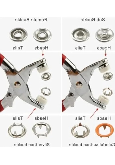 9.5 Mm Metal Çıtçıt El Pensesi Seti 001
